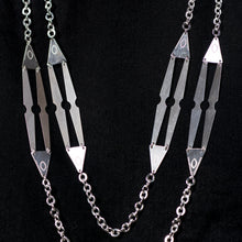 Load image into Gallery viewer, Kiowa Style Doublestrand "Hairpipe" Inspired Necklace
