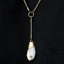 Load image into Gallery viewer, Elk Ivory &amp; Diamond Necklace as Seen in the NY Times
