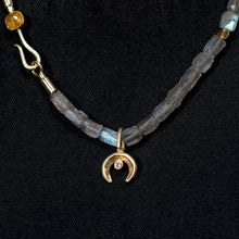 Load image into Gallery viewer, Dehcho-- Labradorite &amp; Diamond Necklace
